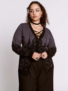 Cathedral print cardigan