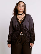 Cathedral print cardigan