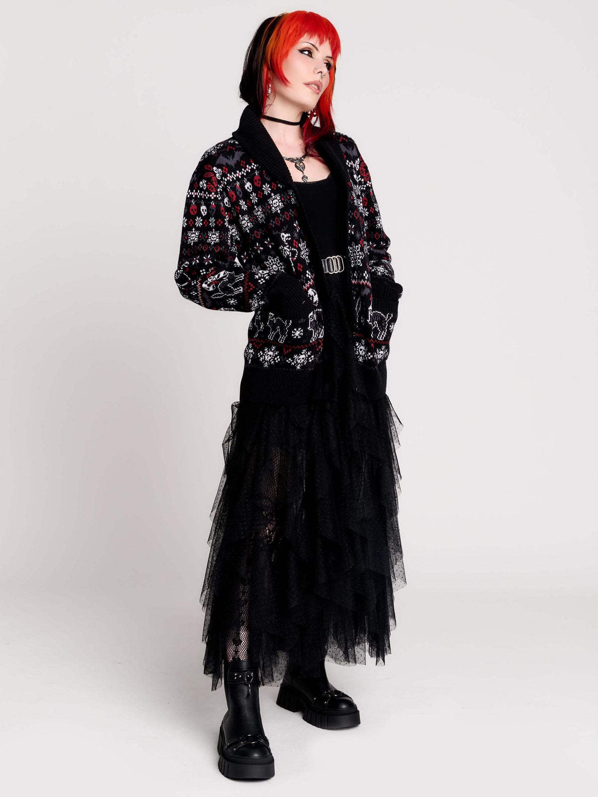 Bat xmas cardigan