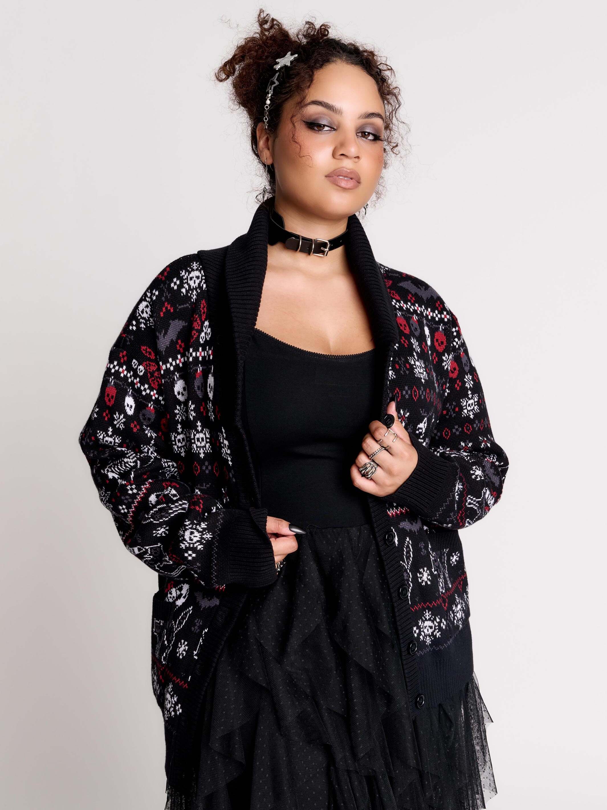 Bat Xmas Cardigan