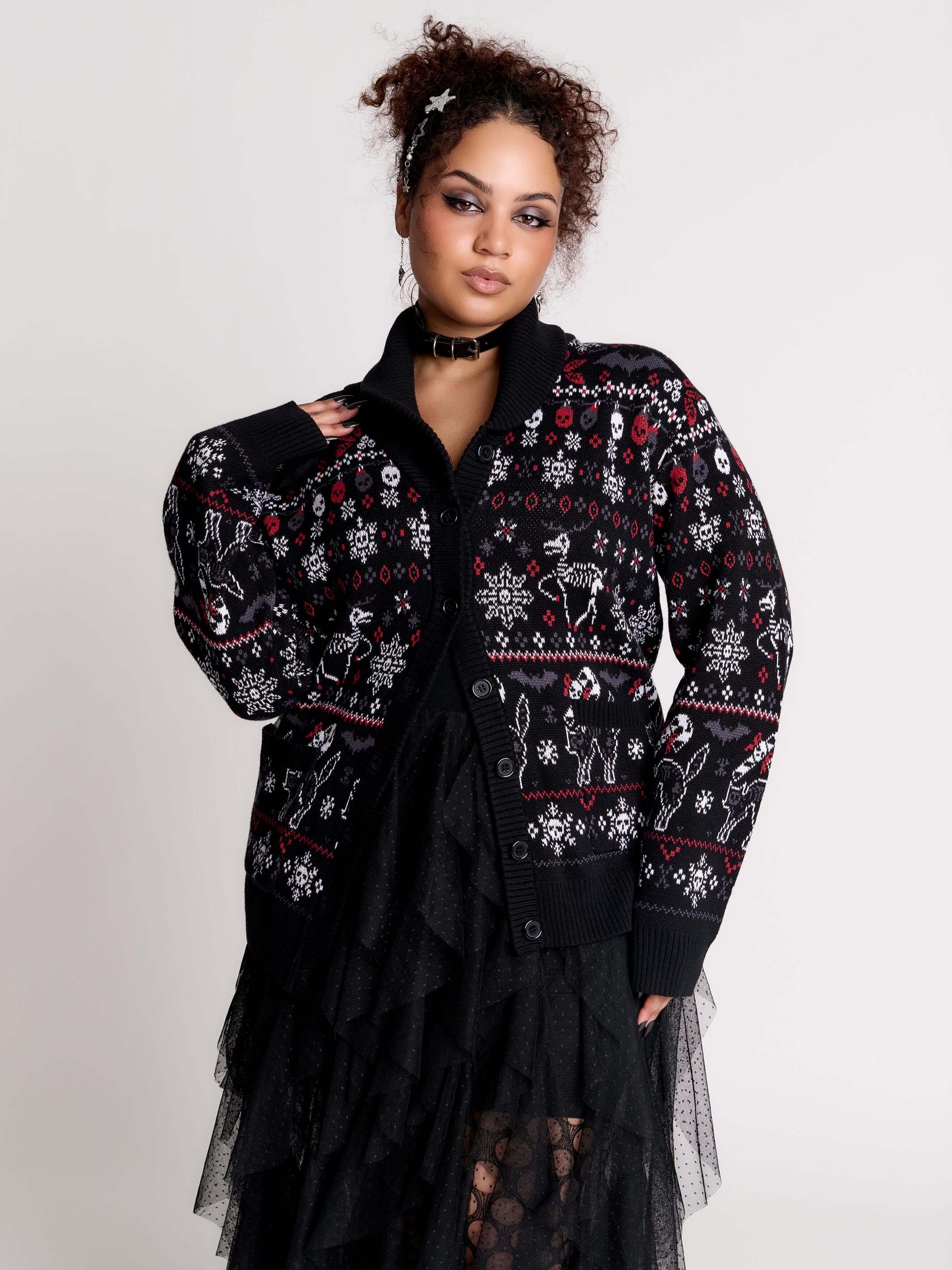 Bat Xmas Cardigan