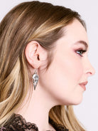 Crane Heart Earrings