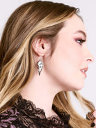 Crane Heart Earrings