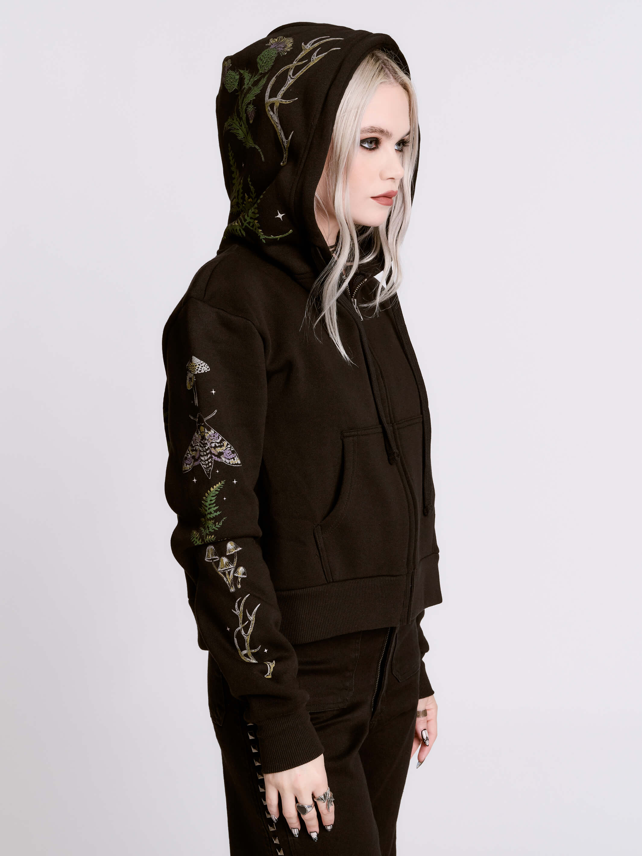 トップス custom culture witch hunt hoodie archive Cropped Forest Witch Hoodie – Midnight Hour