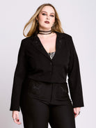 Raven Crop Blazer
