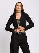 Raven Crop Blazer