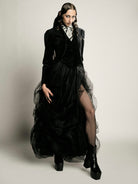 Edward Gorey victorian velvet jacket