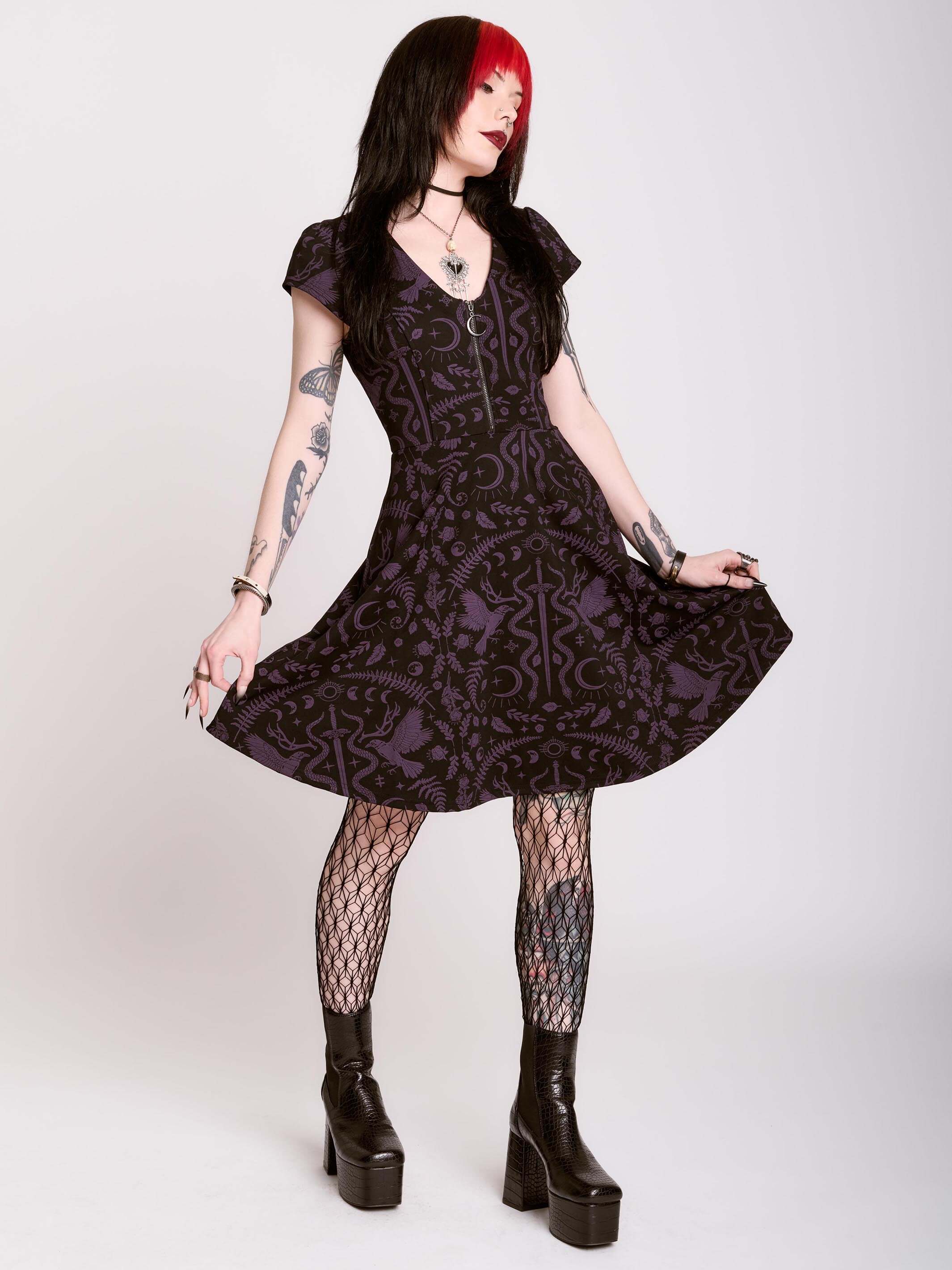 Dark Ages Ponte Dress Midnight Hour Dark Ages Ponte Dress Midnight Hour