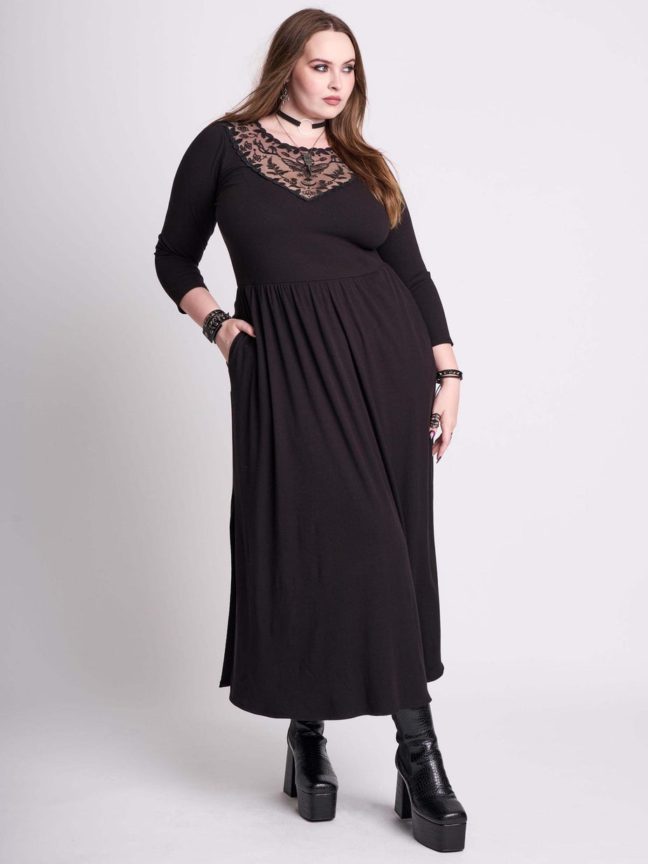 Miraluxe Demi Dress in Black