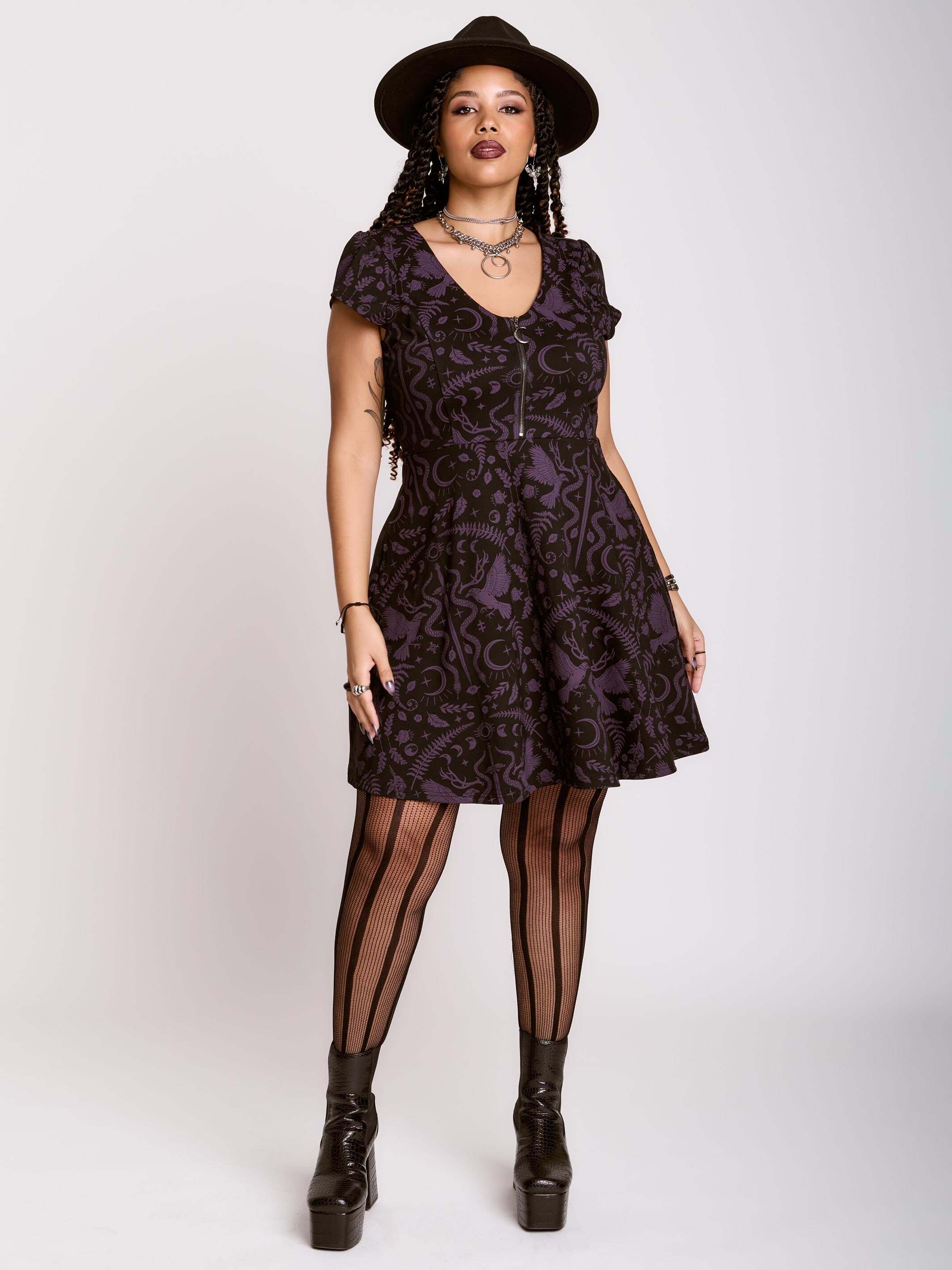 Dark Ages Ponte Dress Midnight Hour Dark Ages Ponte Dress Midnight Hour