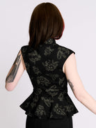 Decayed Forest Peplum Top