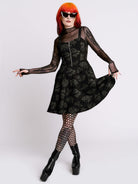 Decayed Forest Zipper Dress