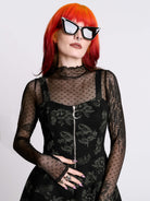 Decayed Forest Zipper Dress