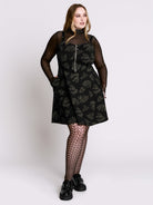 Decayed Forest Zipper Dress