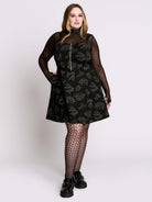 Decayed Forest Zipper Dress