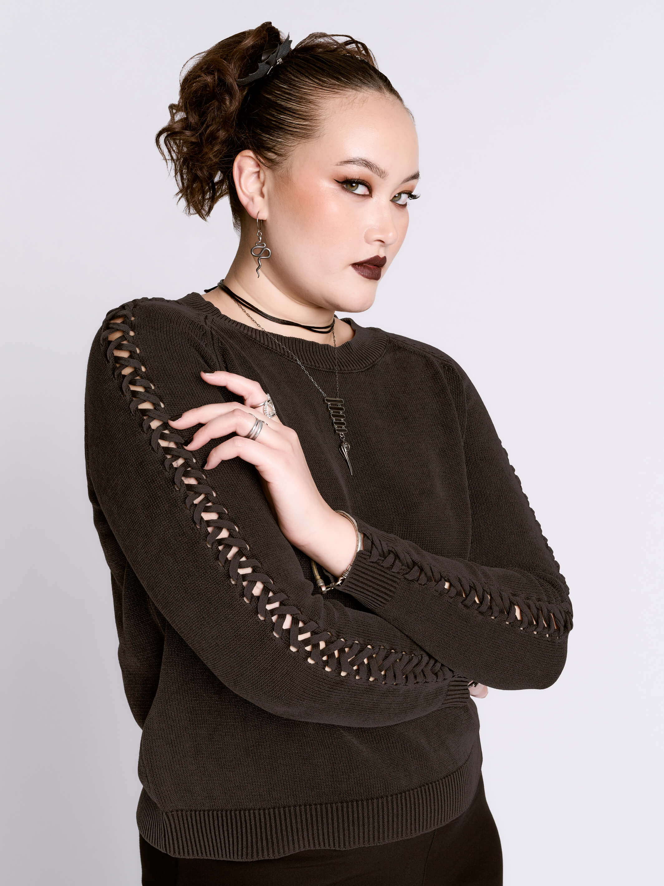 ORIMI midnight sweater Sweater Midnight | knit ORIMI Emily