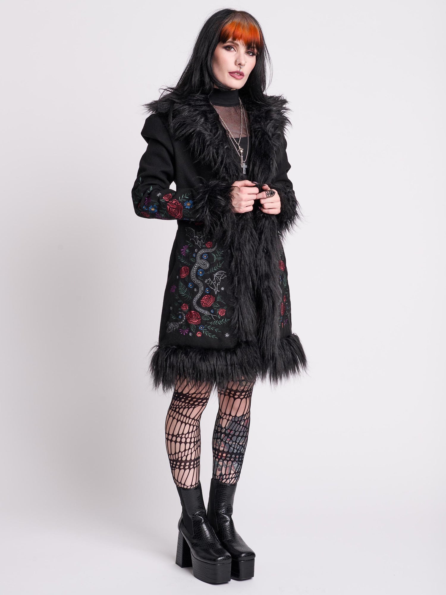 Midnight Calls Faux Leather Two-Piece Set main image 0