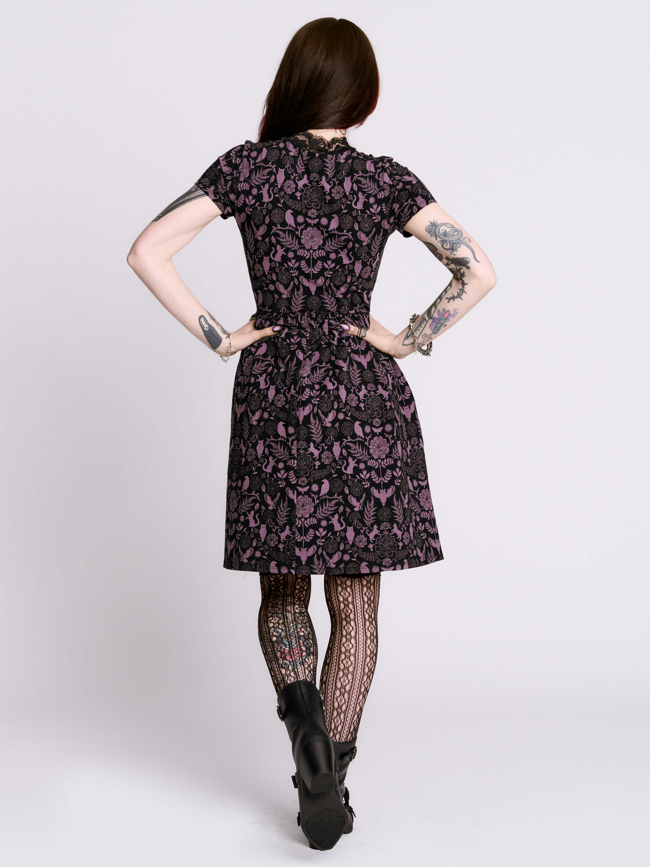 Folklore Lace Skater Dress