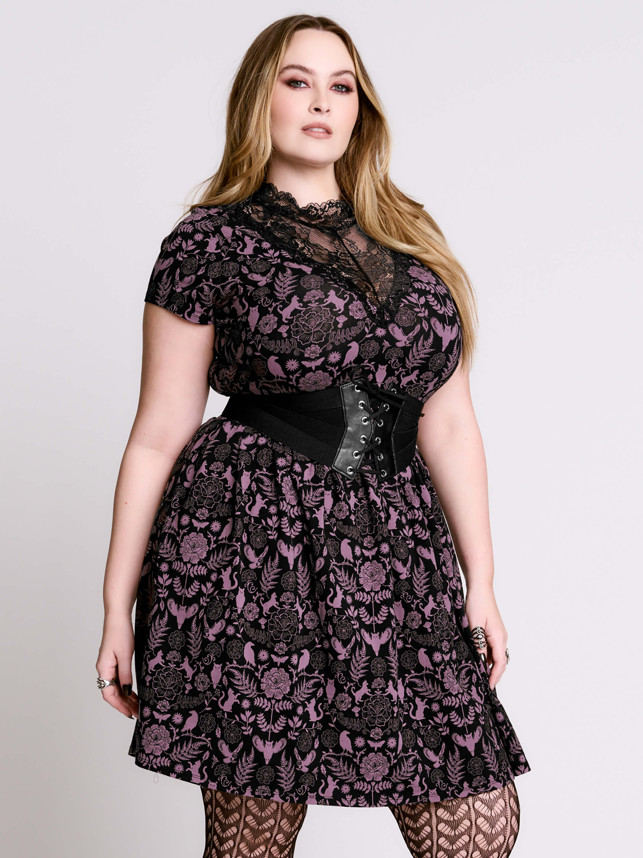 Folklore Lace Skater Dress LG / Folklore Folklore Lace Skater Dress LG / Folklore