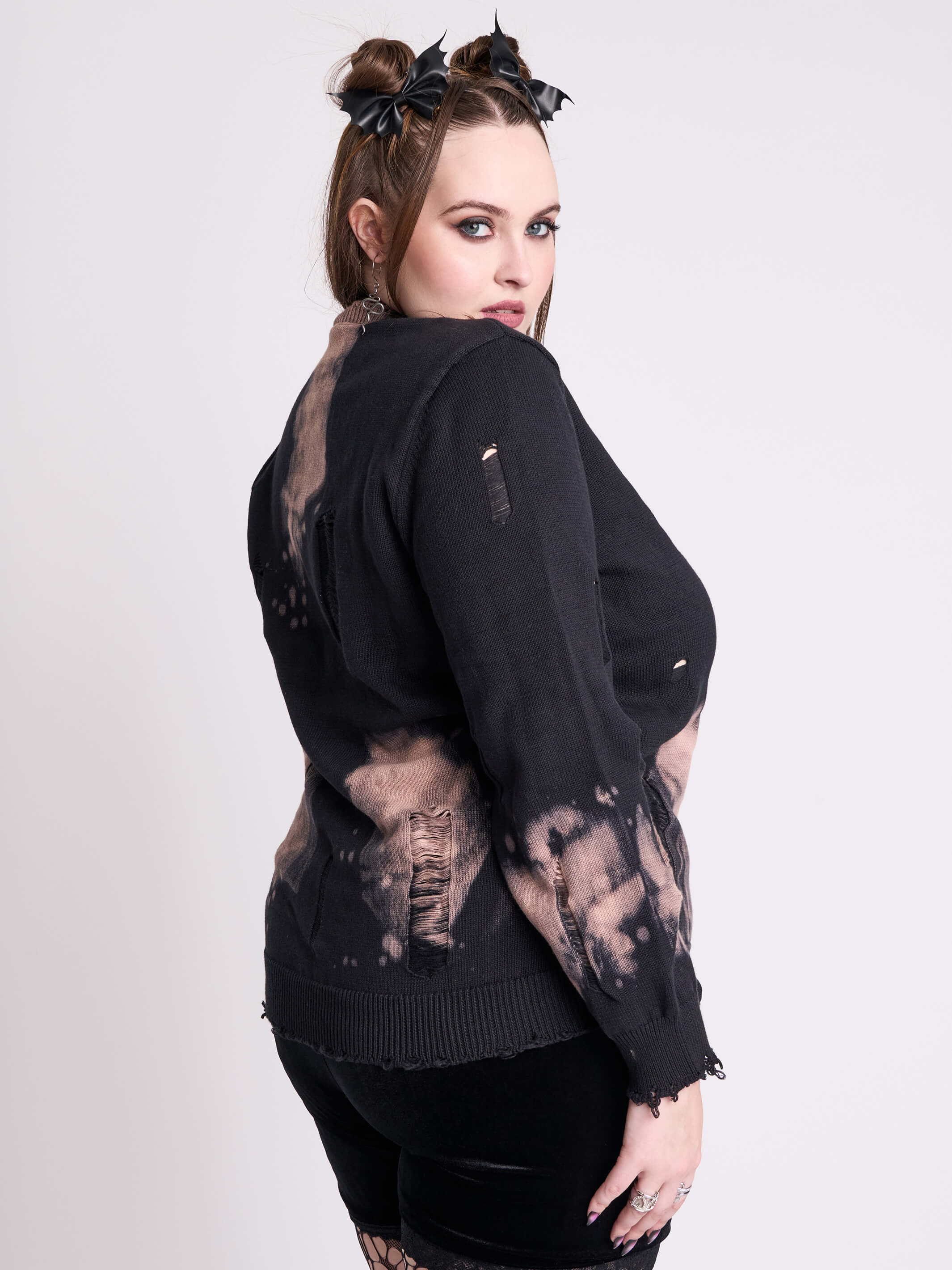 Midnight Calls Faux Leather Two-Piece Set