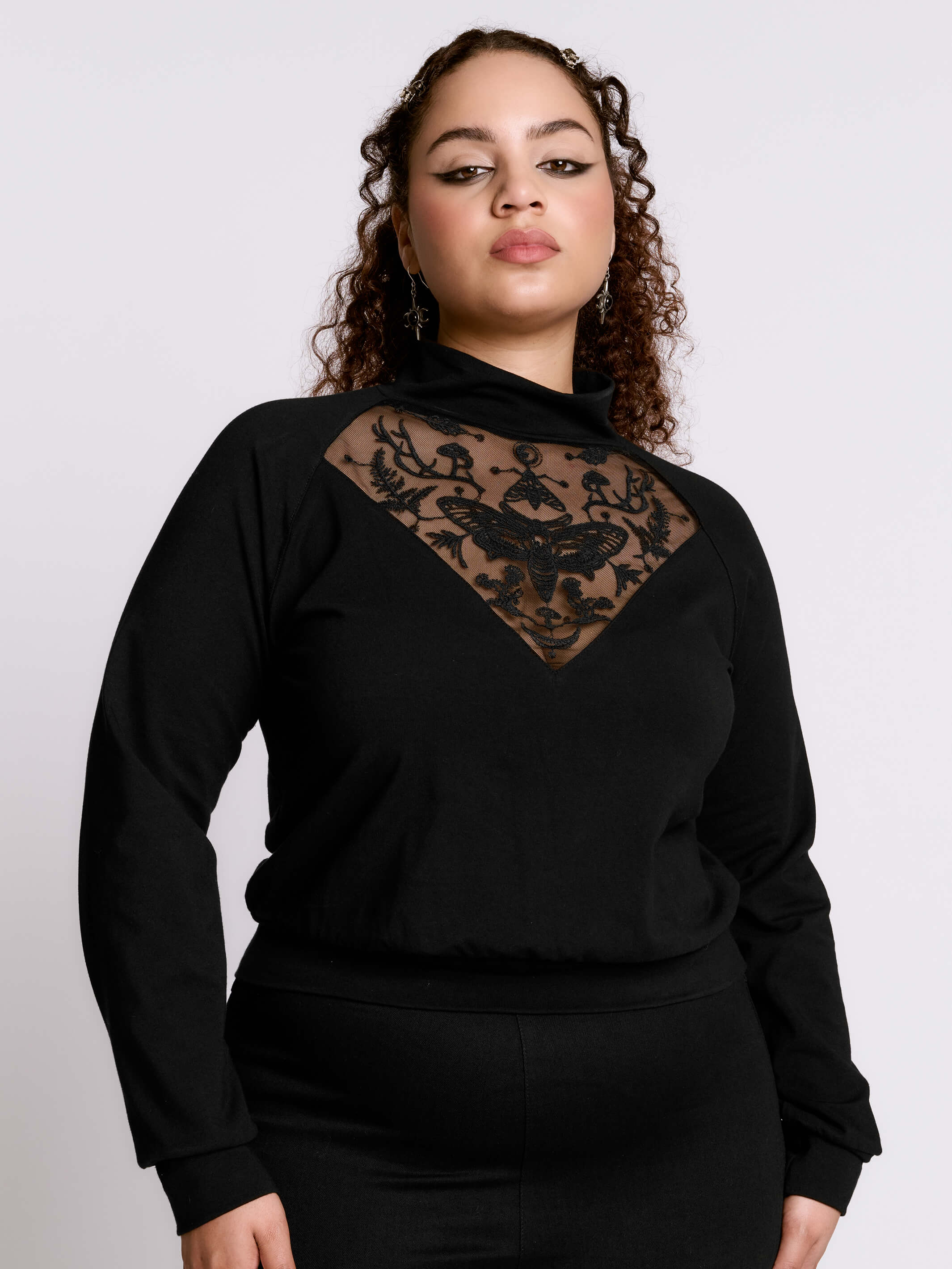 Forest Witch Embroidered Top