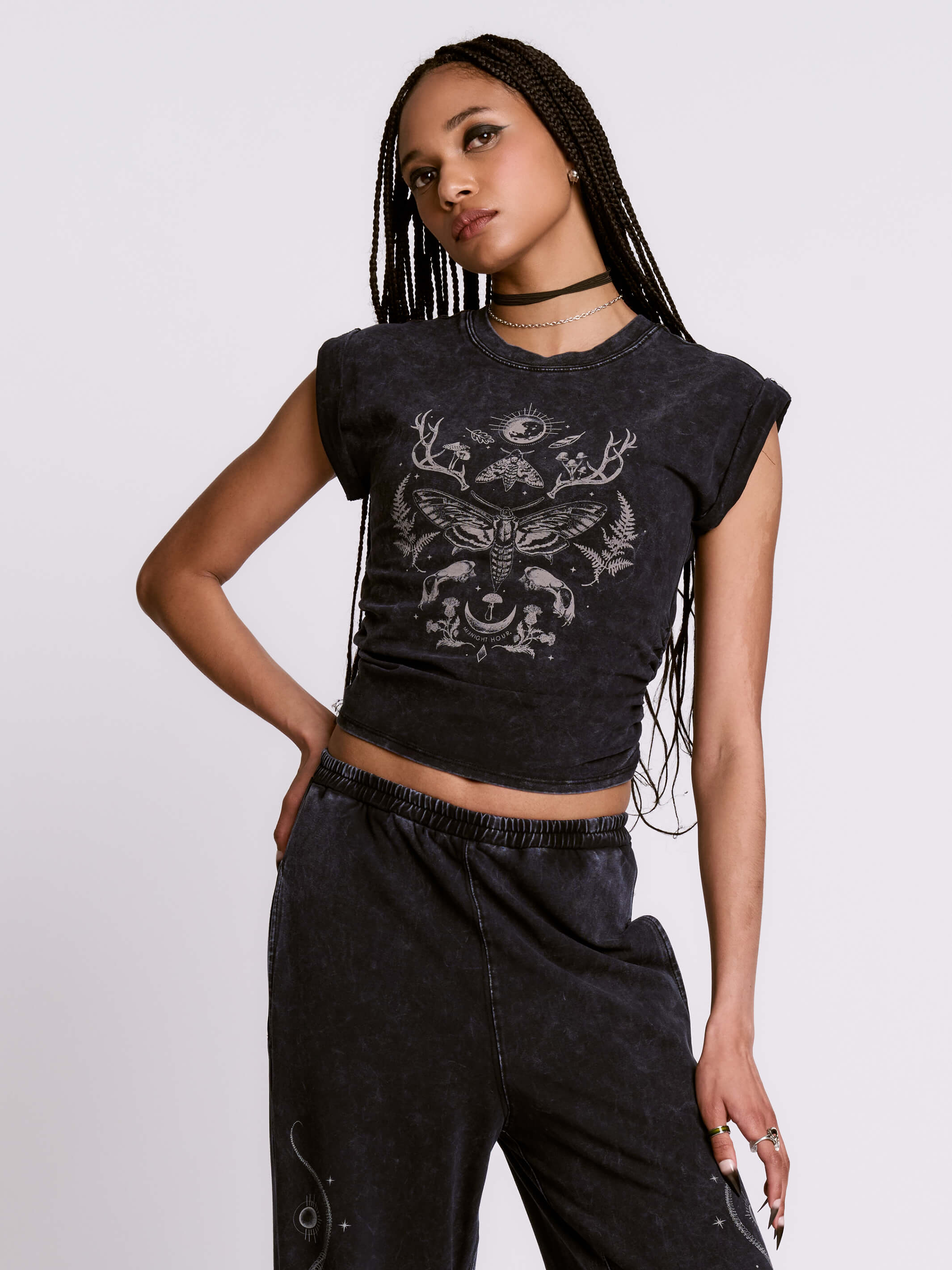 FOREST WITCH MINERAL WASH BABY TEE