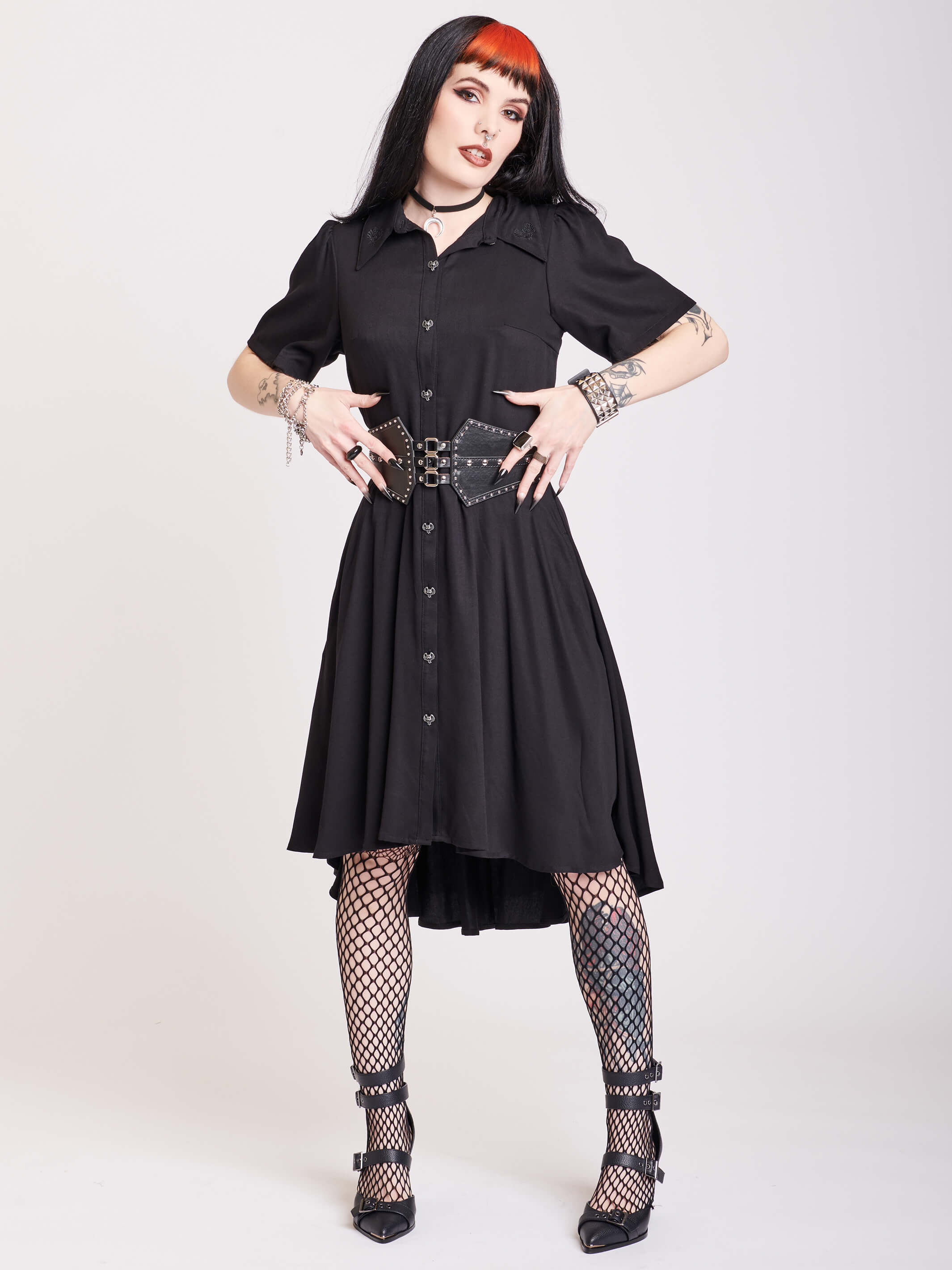 Goth Dresses  Cute Designer Gothic Dresses by Midnight Hour – Midnight Hour