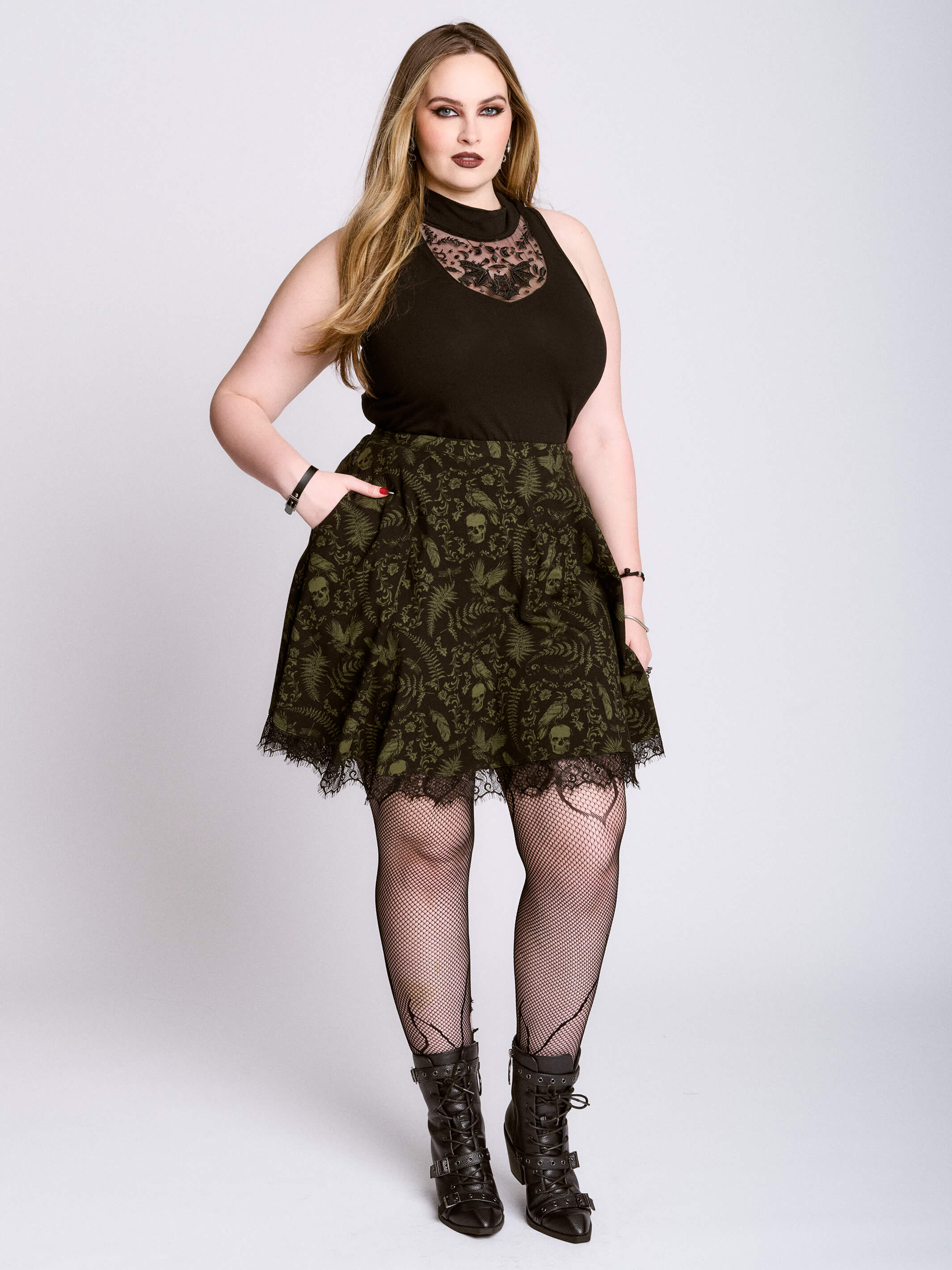 Gilded Age Skater Skirt