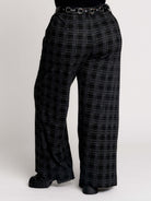 Grey Plaid Trouser