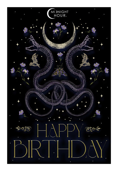 ムジナ　happy birthday 各種セット＋ポストカード Happy Birthday - Midnight Hour Digital Gift Card