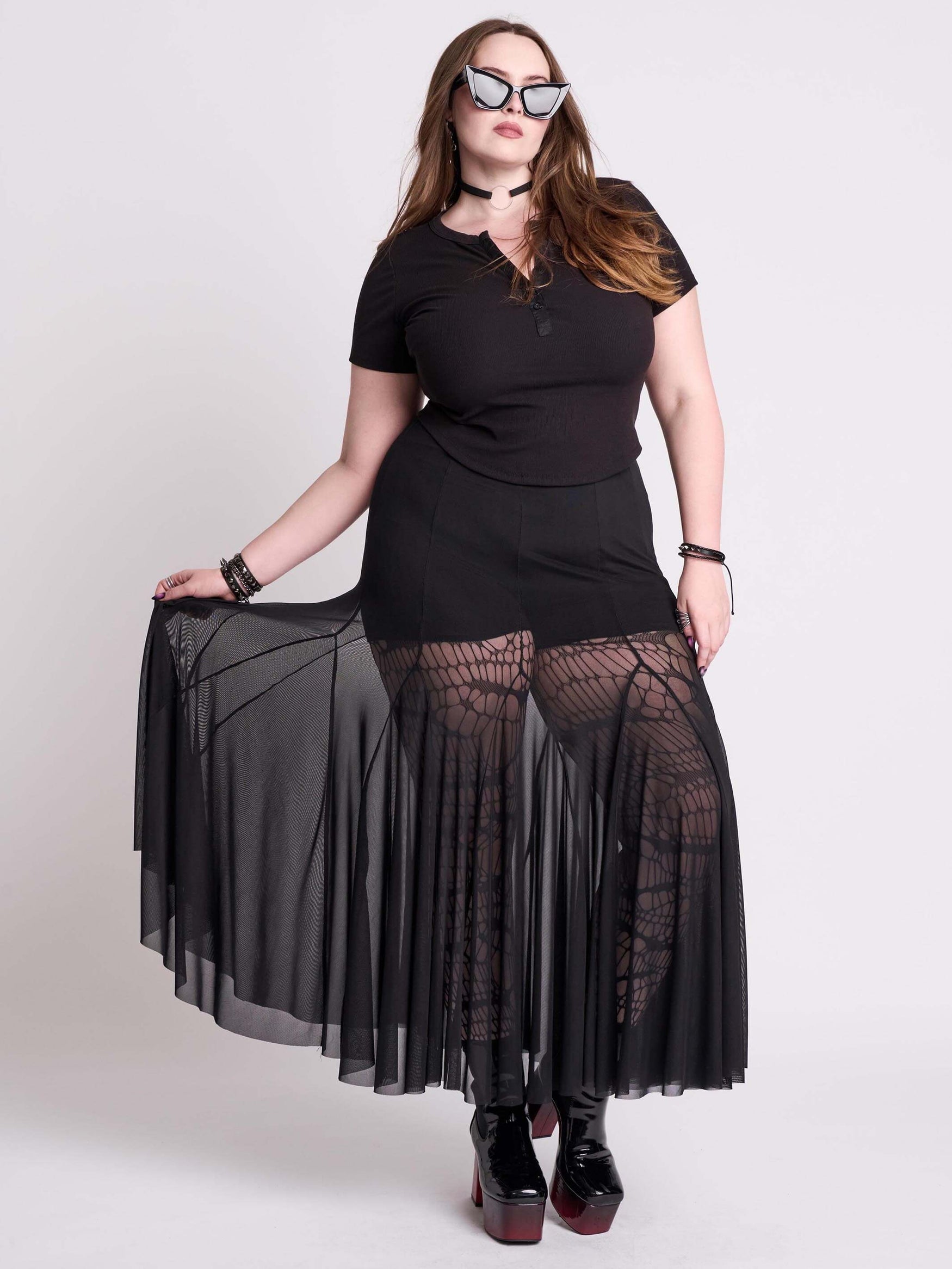 Midnight Pearl Skirt Set