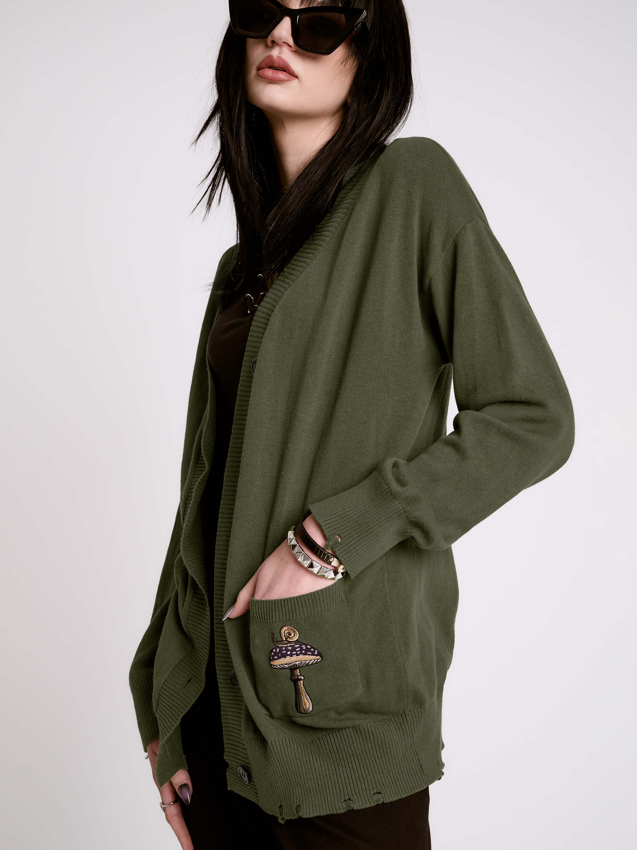 Soor ploom mimi cardigan lichen｜ベビー・キッズ