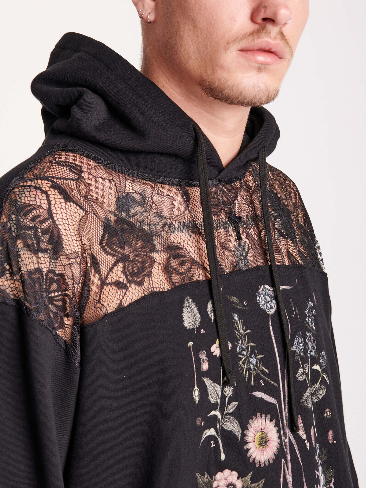 lace and magical herb hoodie