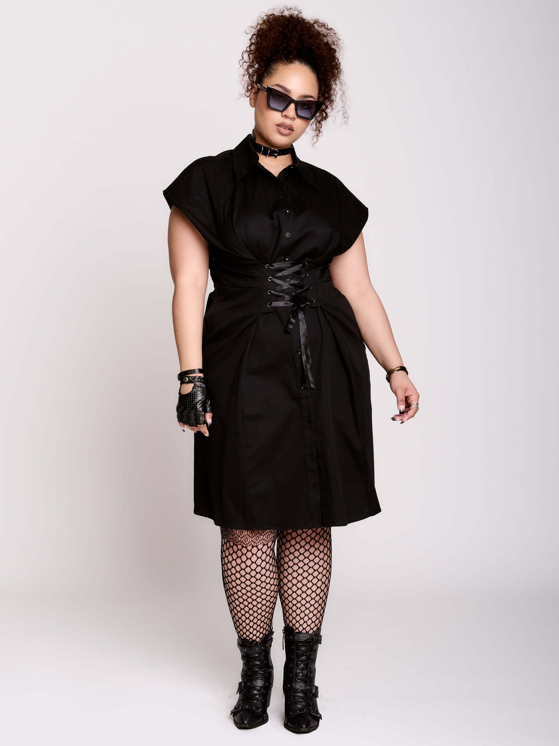 Corset Shirt Dress