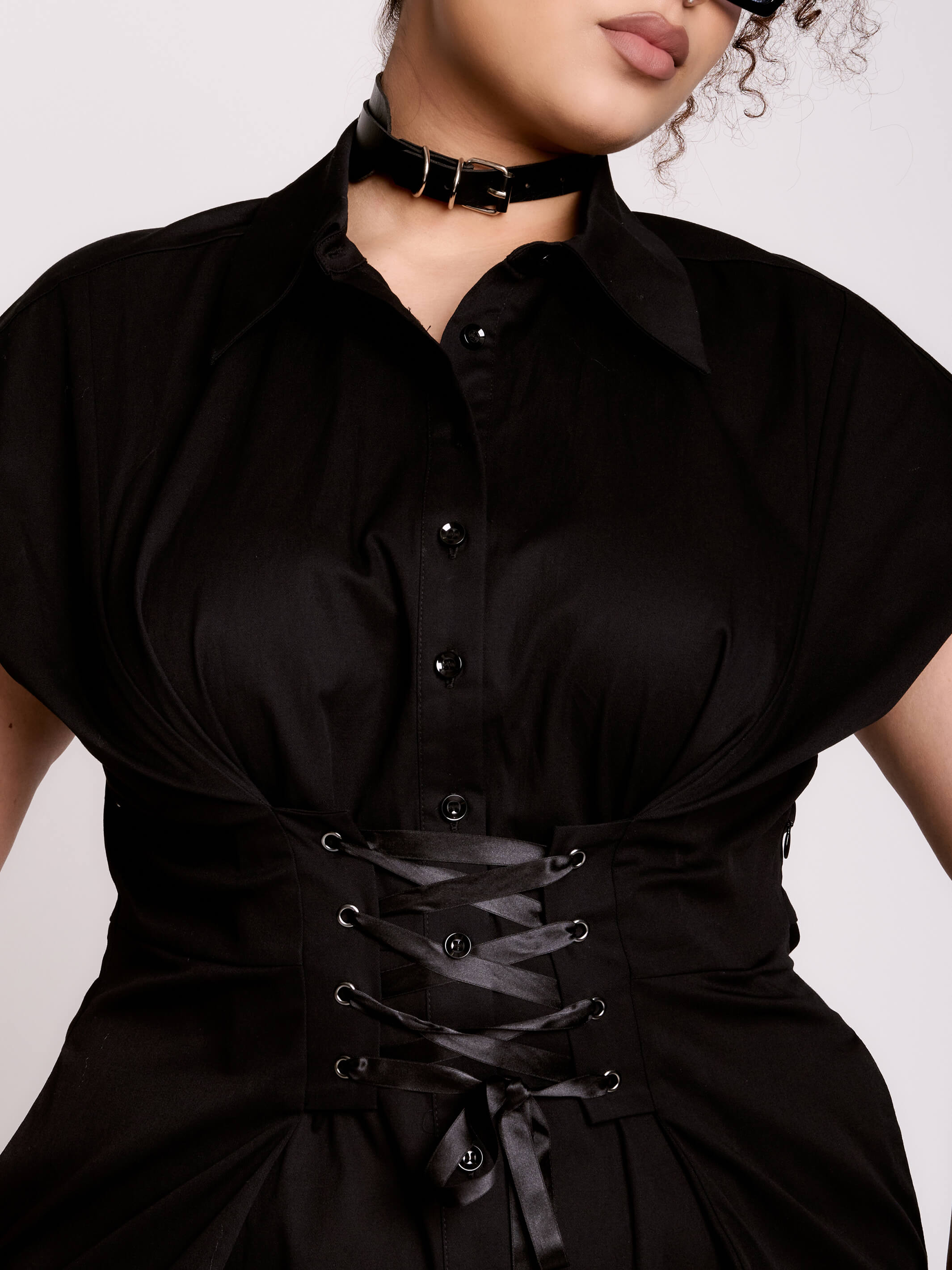 Corset Shirt Dress