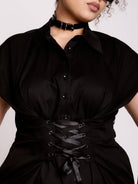 Corset Shirt Dress