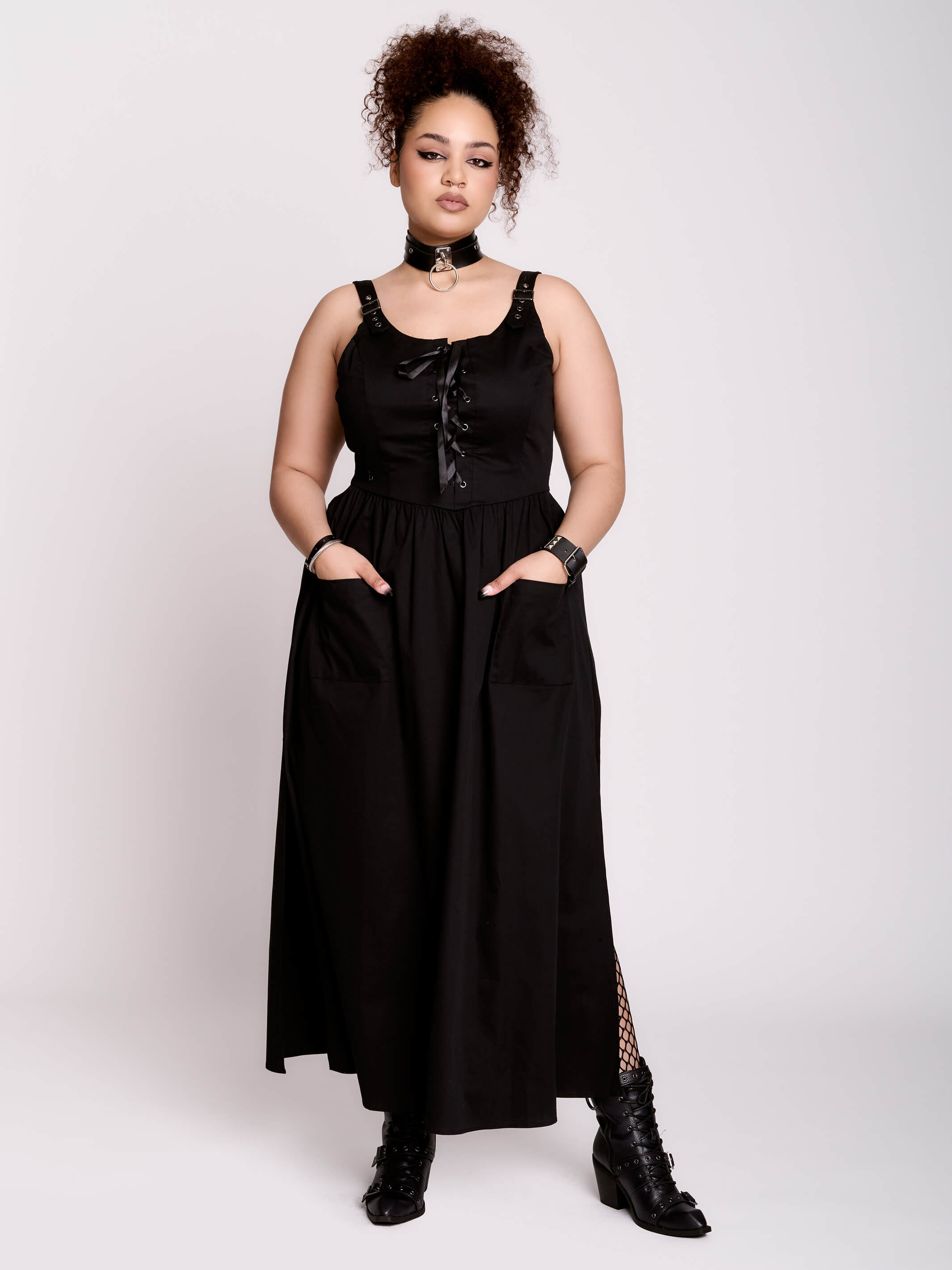 Lace Up Sundress | Gothic Summer Dress | Midnight Hour – Midnight Hour