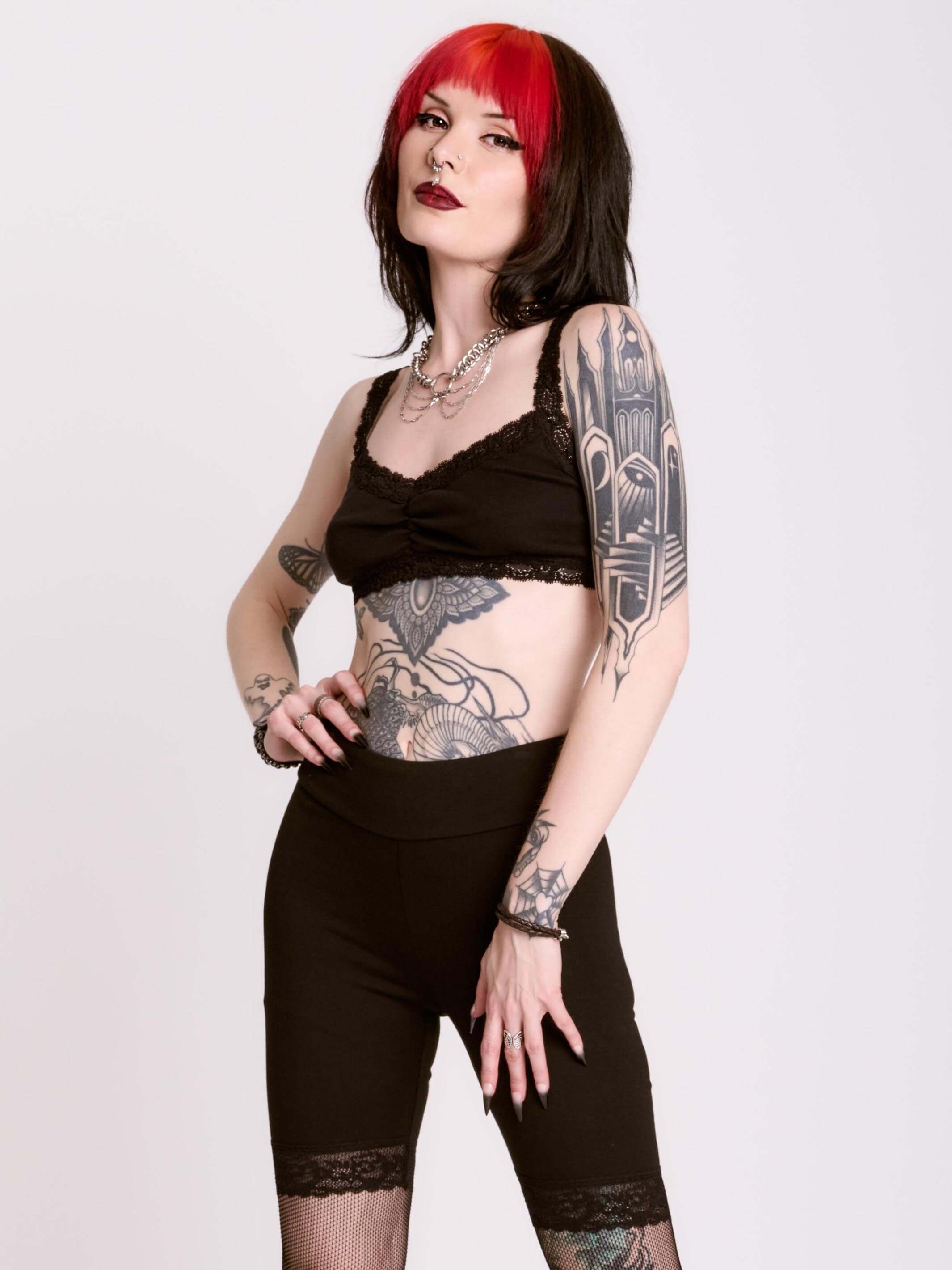 Lace Bike Short – Midnight Hour