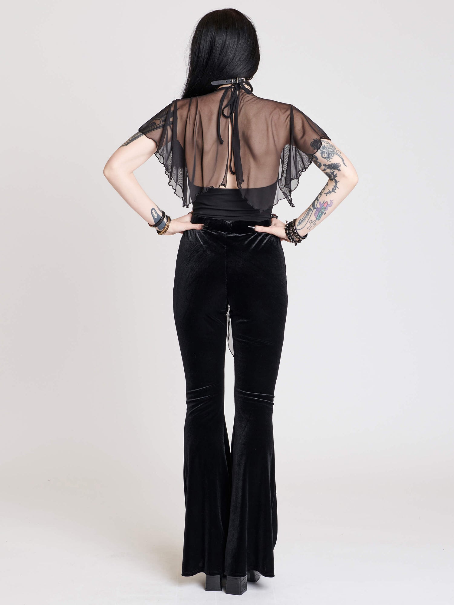 “Midnight Siren” Paisley French Lace bodysuit