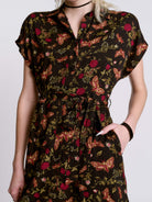 Moth to the Flame Shirt Dress