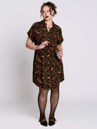 Moth to the Flame Shirt Dress