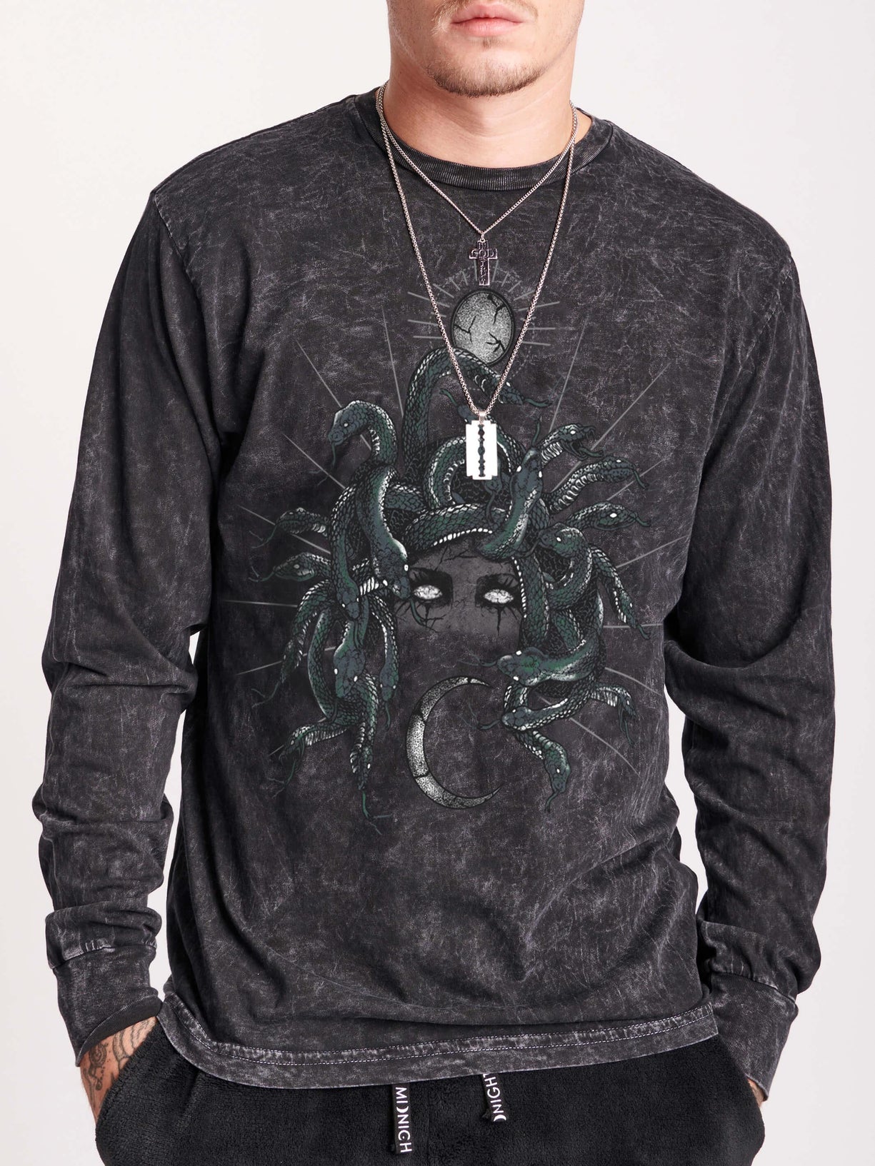 MENS LONG SLEEVE SHIRT MIDNIGHT MEETING main image 0