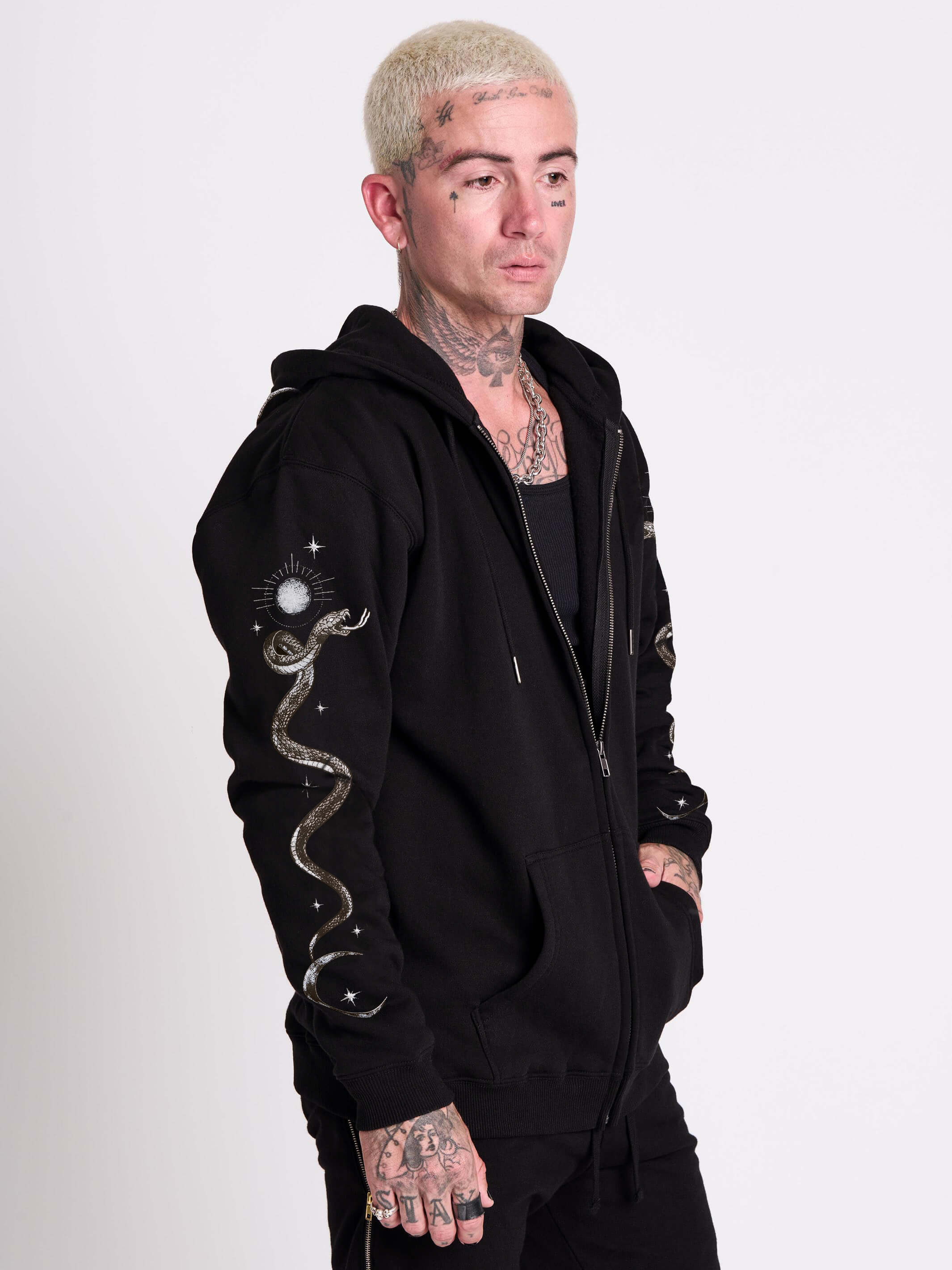 Medusa Zip Up Hoodie – Midnight Hour