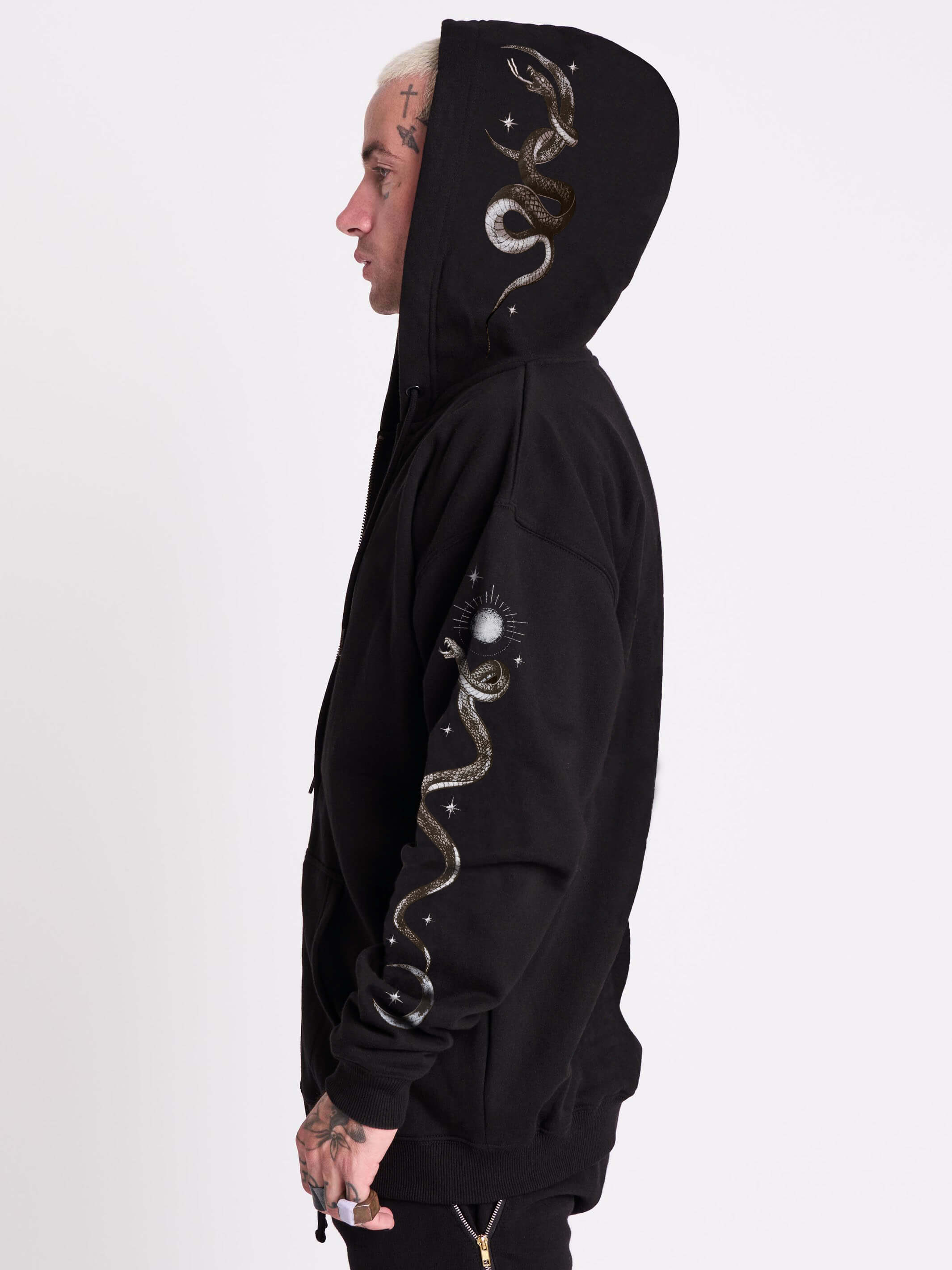 Medusa Zip Up Hoodie – Midnight Hour
