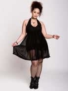 Mesh Babydoll Romper