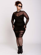 MESH MATRIX DRESS