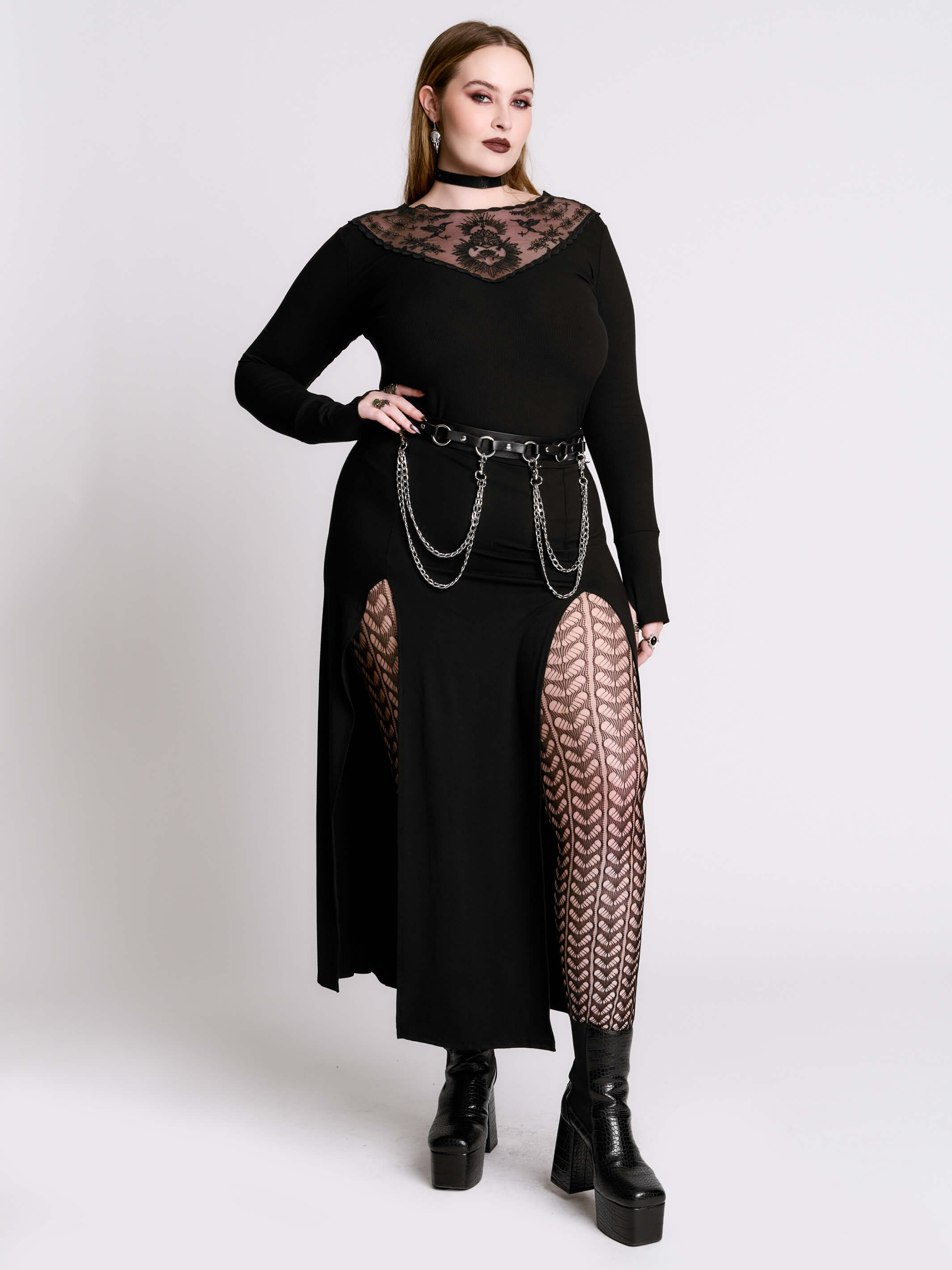 MILE HIGH MAXI SKIRT