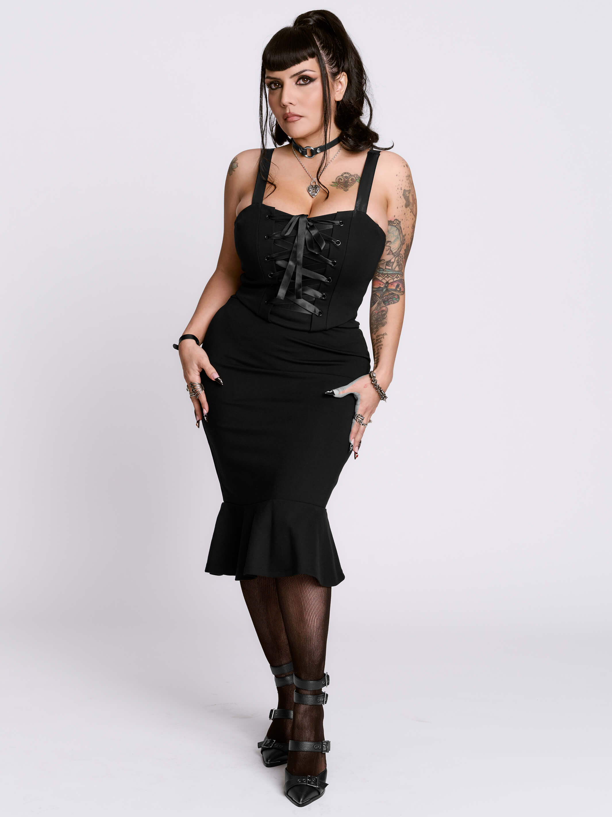 Mortisha Lace Up Corset | Limited Edition Collab – Midnight Hour