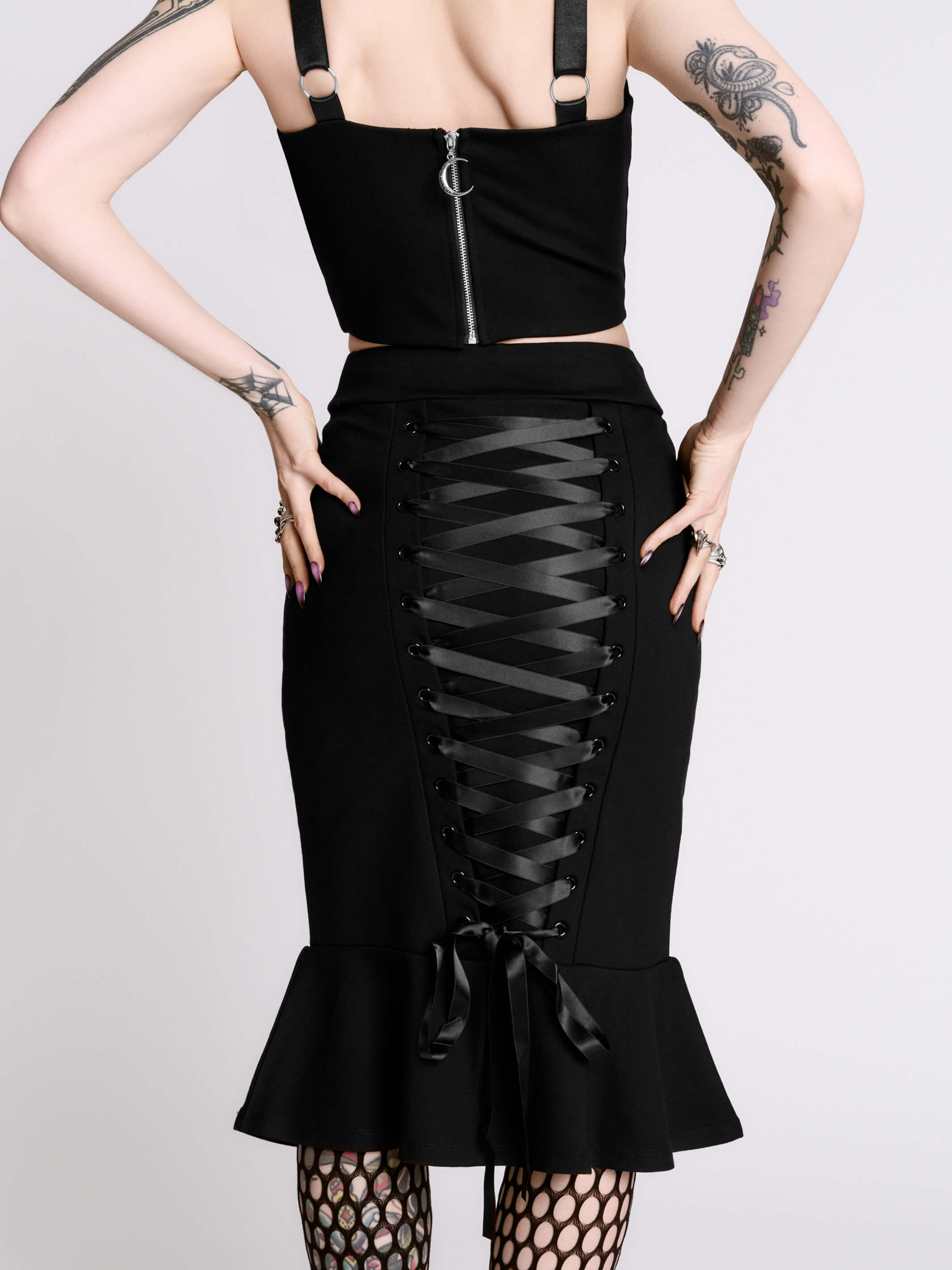 Mortisha Corset Mermaid Skirt – Midnight Hour