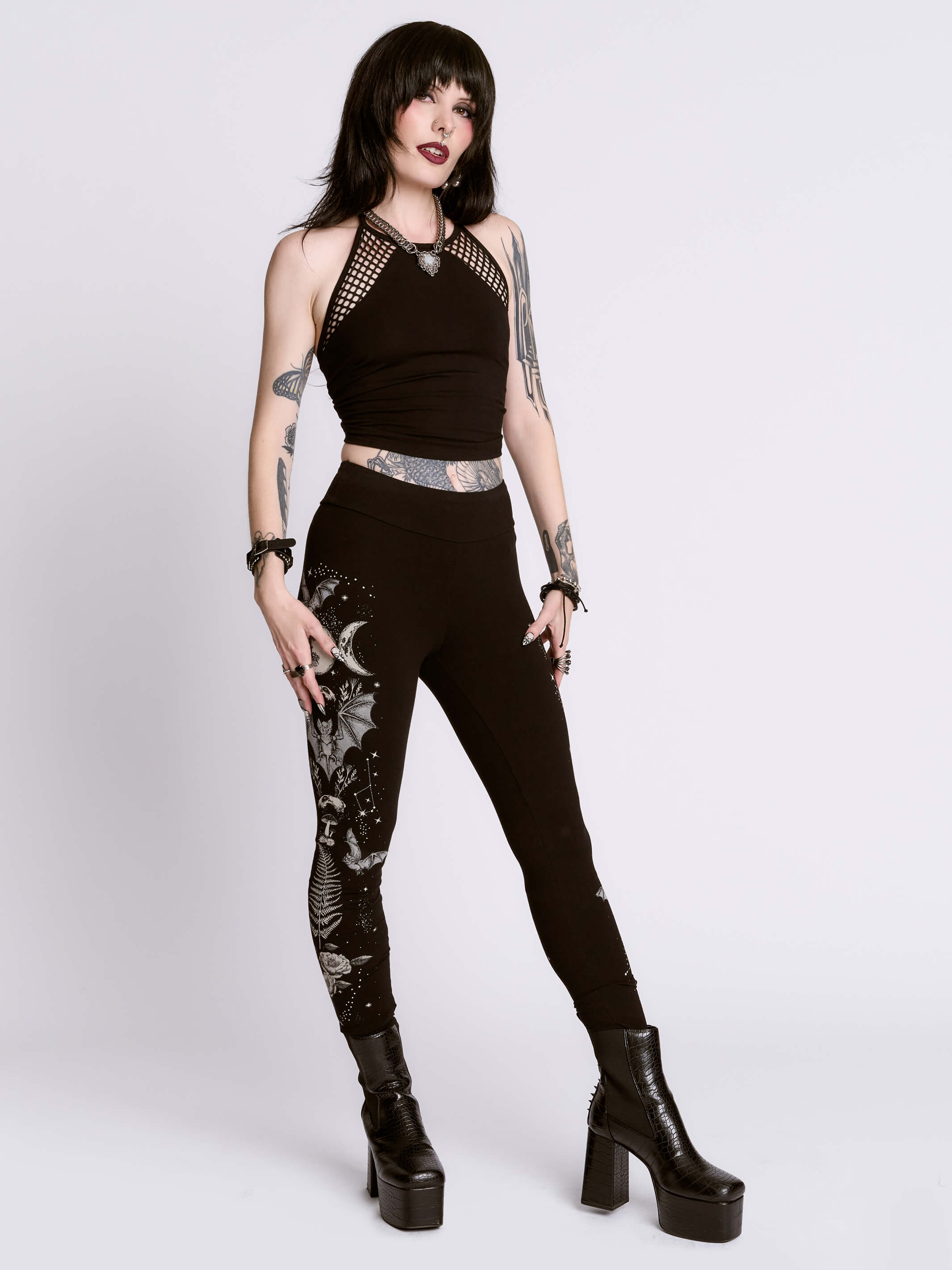 Bat Bouquet Legging